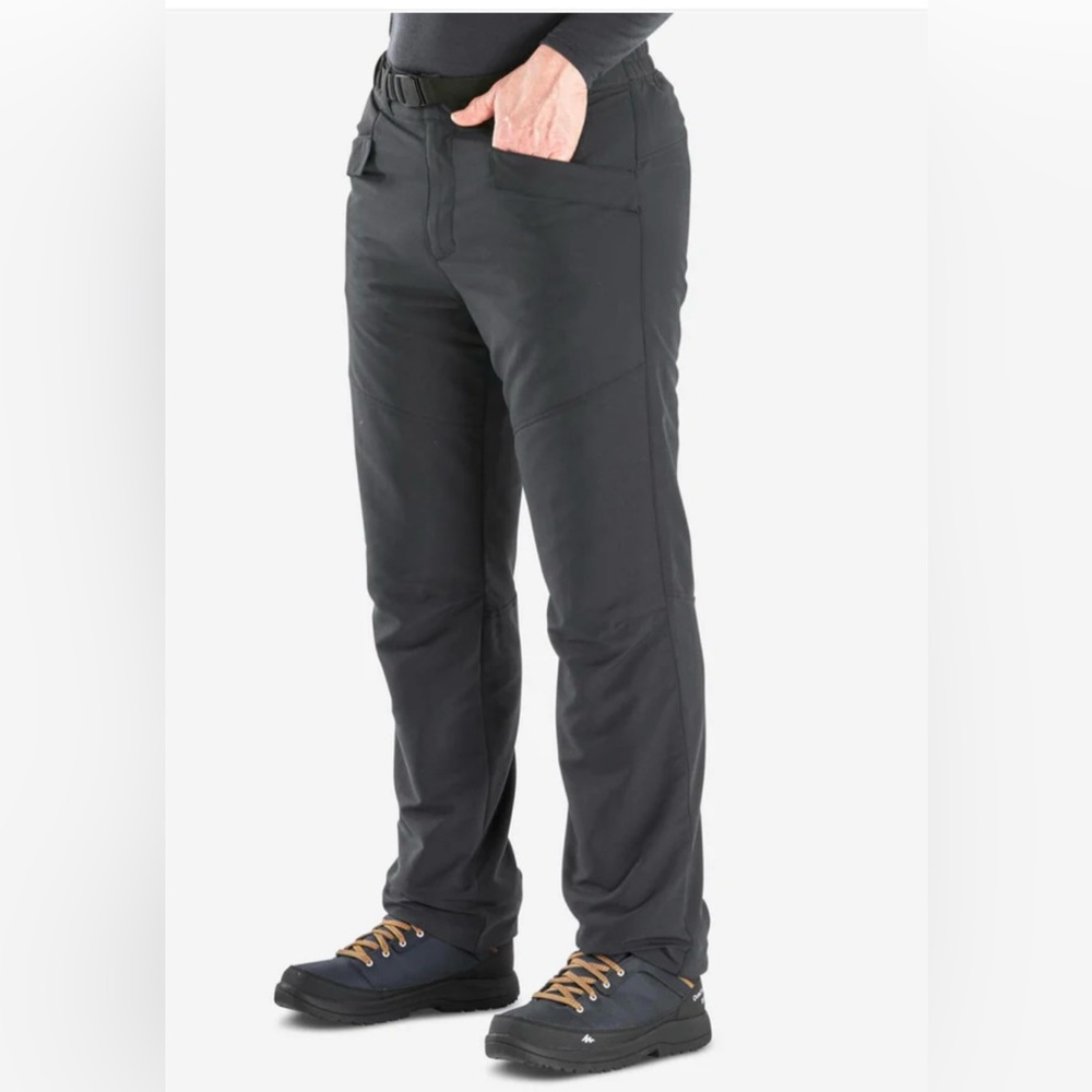 Quechua Men's Warm Water-repellent Hiking Pants SH100 Sz 34